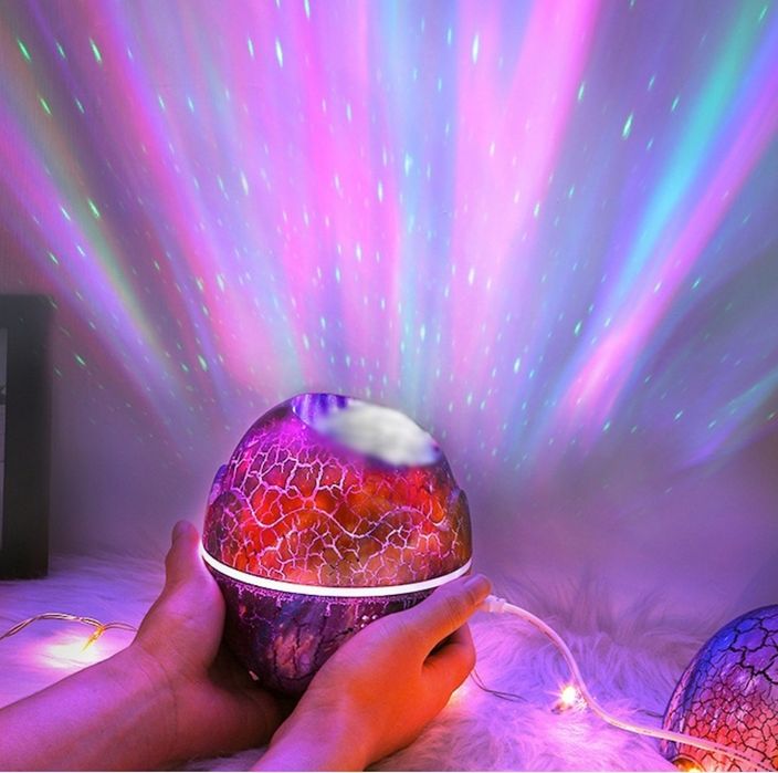 Многоцветен LED проектор с Bluetooth и дистанционно