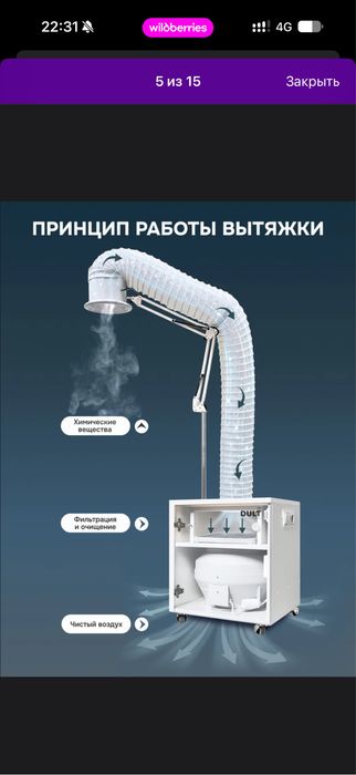 Профессиональная вытяжка