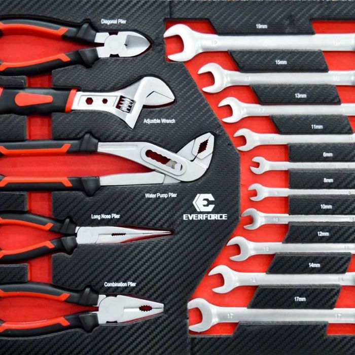 Куфар с инструменти 238 части Everforce