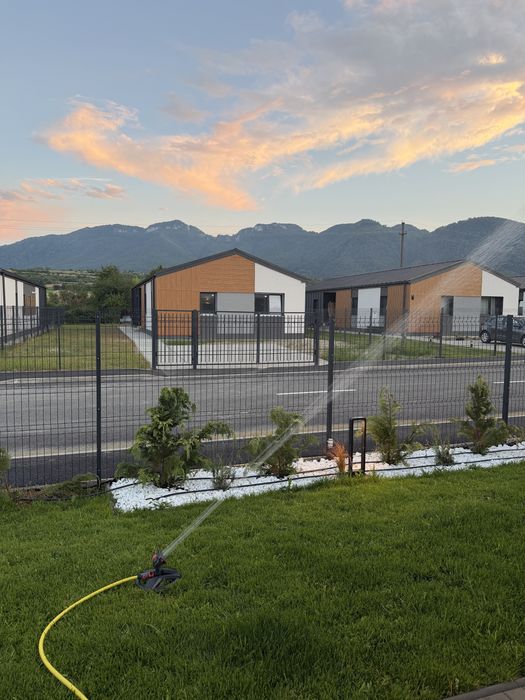 Vand casa parter constructie 2025 mobilata si utilata complet