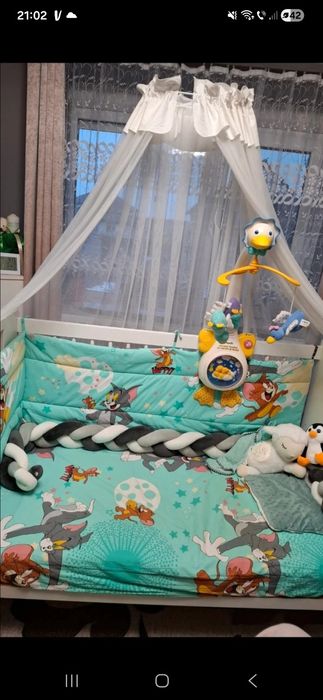 Baldachin pătuț bebe