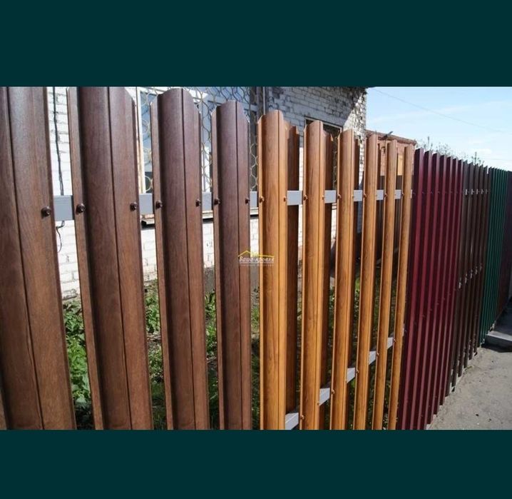 Евро Штакетник Забор Ворота