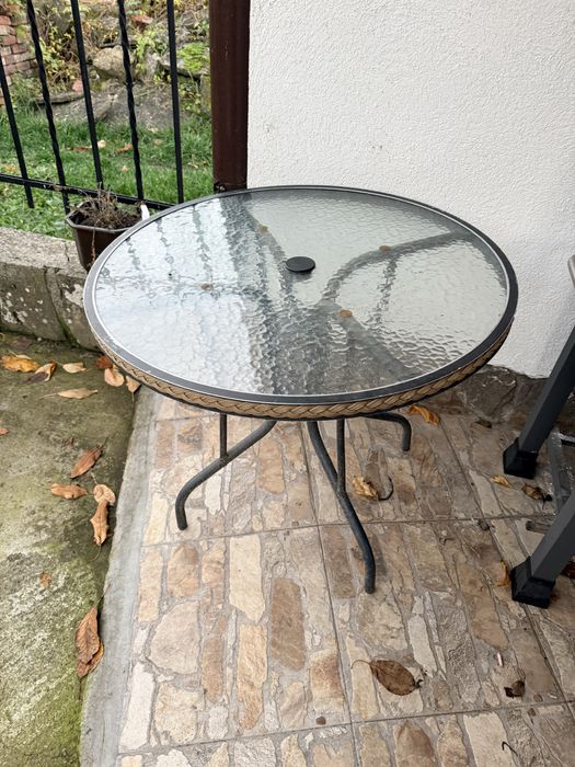 5бр комплект градински стол маса и пейка