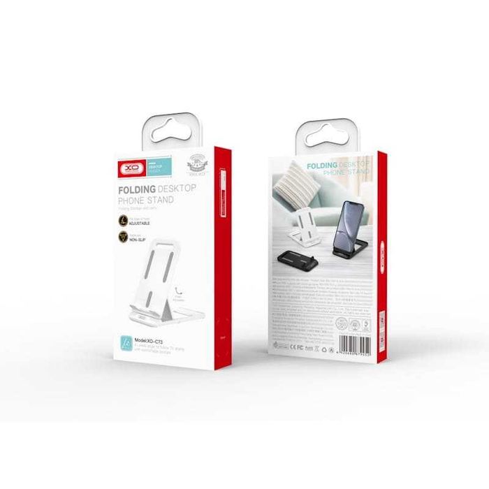 Стойка за телефон стационарна, С73, бяла - ХО