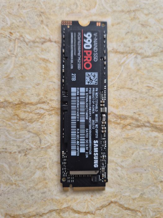 SSD M2 Samsung 990 Pro de 2TB