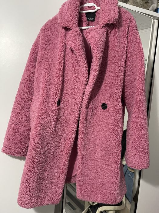Palton cocolino.   Roz