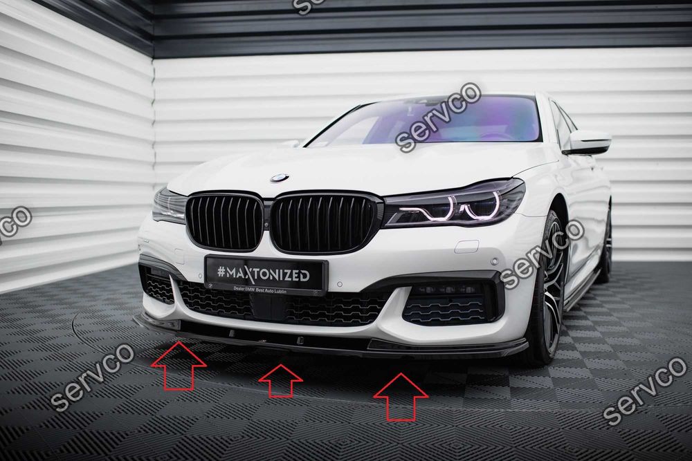 Prelungire bara fata Bmw Seria 7 G11 M-Pack 2015-2018 v2 Maxton Design