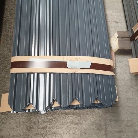 Sipca metalica pentru gard maro 2ml  Aspect rafinat si modern