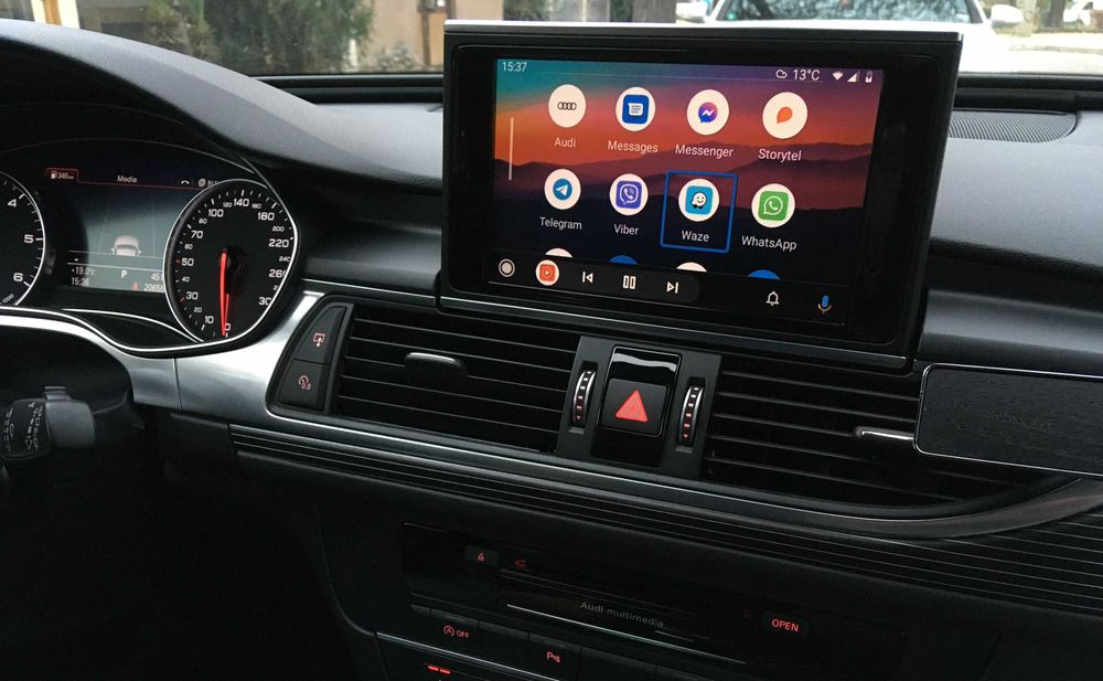 Активиране Apple CarPlay Android Auto Лиценз Карти AUDI MIB Map Update