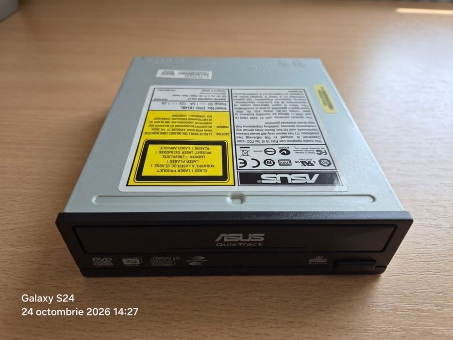 DVD-RW Internal ASUS QuieTrack (Model DRW-1814BL) - Interfață IDE/PATA