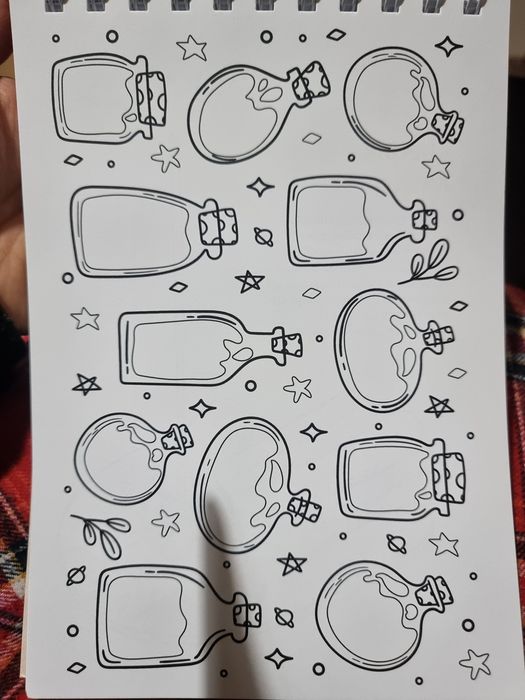 Книга за Оцветяване Вещерство, Гримоар на цветовете