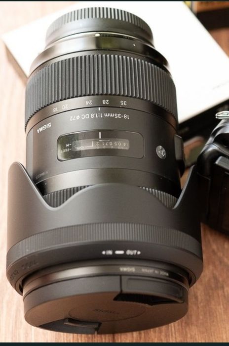 Obiectiv Sigma 18-35mm f/1.8 Art Nikon + Sigma USB Dock + Filtru Hoya