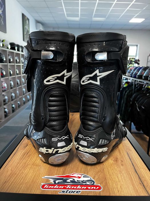 Мото Ботуши ALPINESTARS Supertech Black,номер 40,100% оригинални