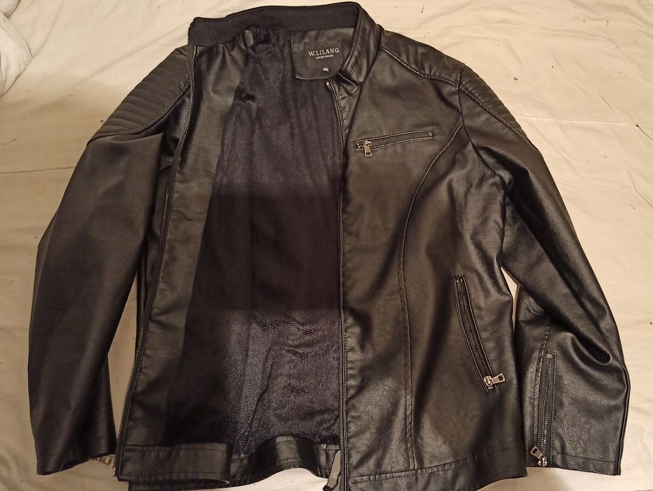 Продам кожанную мужскую куртку