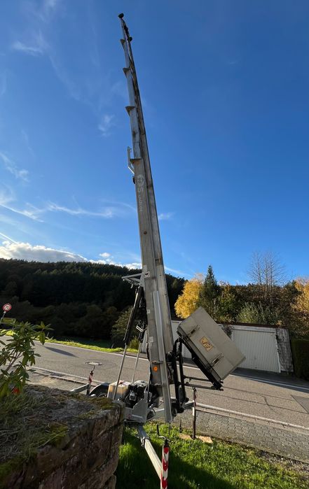 Lift Construcții 21m  Materiale Mobila Nacela Hidraulic Scara