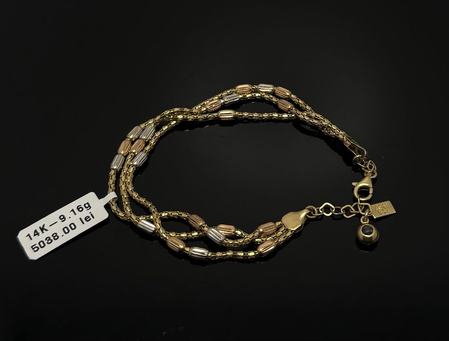Bijuteria Royal bratara din aur 14k 9.16 gr