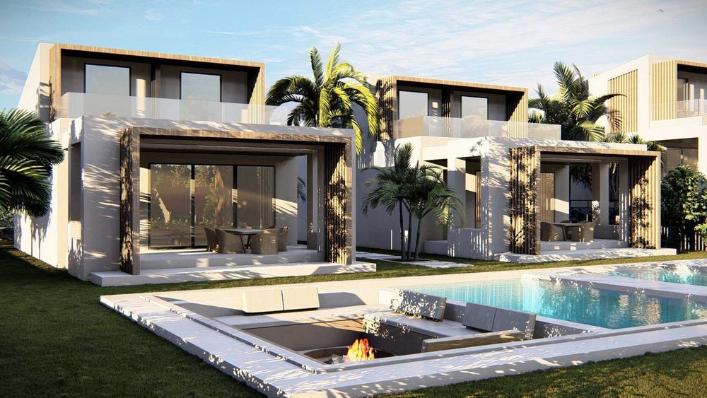 Продава нова 2 ет сграда 116м2 с вълшебна гледка море в Офринио,Гърция