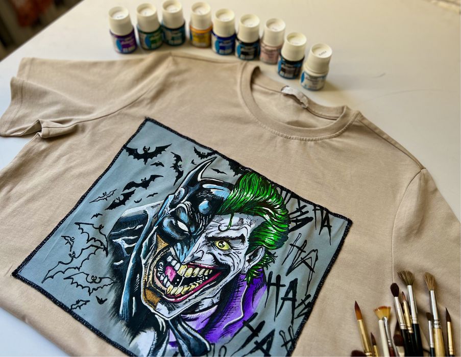 Футболка с росписью