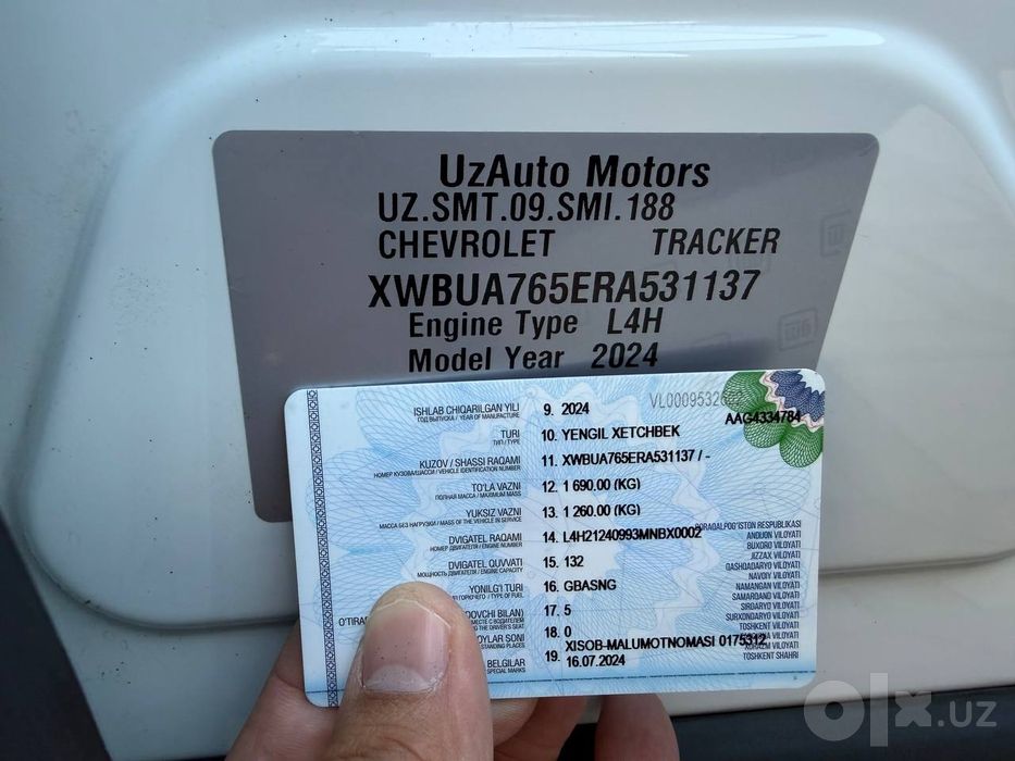Chevrolet tracker2 LTZ PLUS 2024