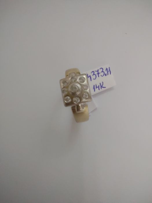 Inel pietre aur 14k(efn)