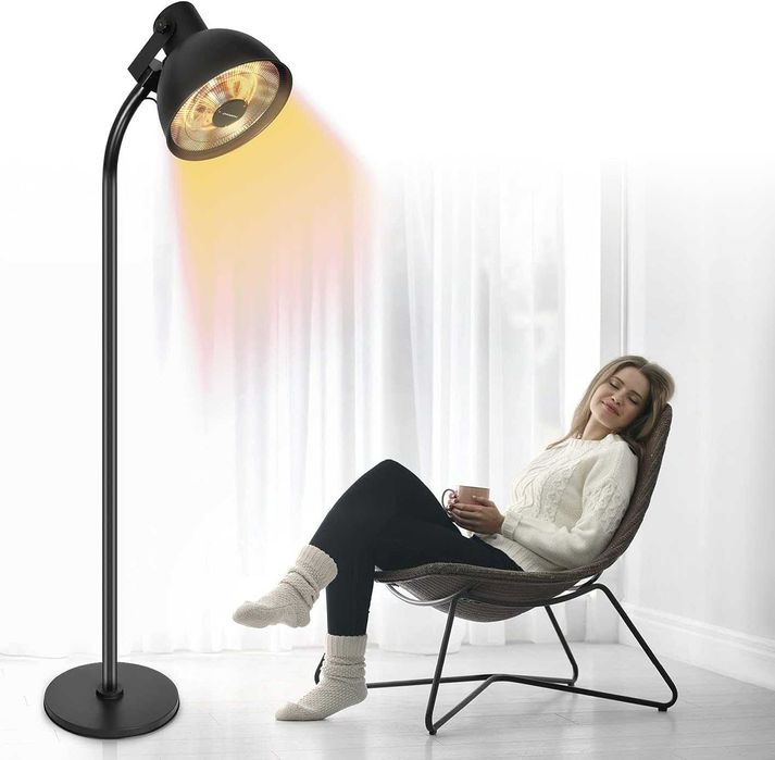 Електрическа печка Hoberg Инфрачервен Карбонов нагревател за вън вътре