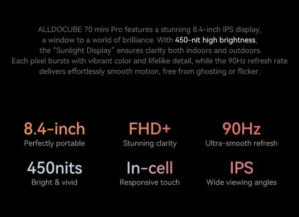 4G LTE чисто нов таблет Alldocube Iplay 70 mini Pro - 8.4 инча, 128/16