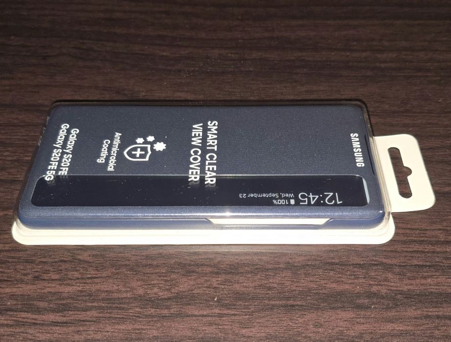 Husa flip smart activa originala Samsung Smart Clear View Cover S20 FE