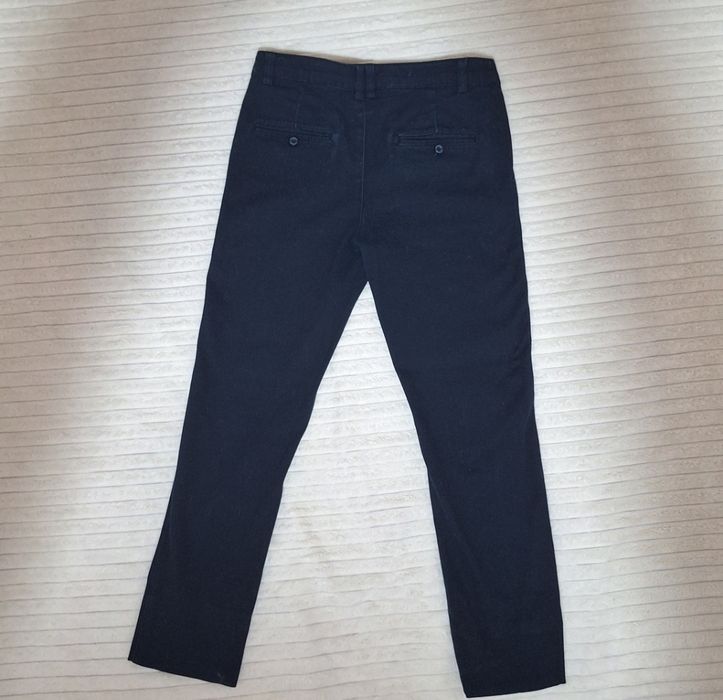 Школьные брюки темно синие 10-11 лет