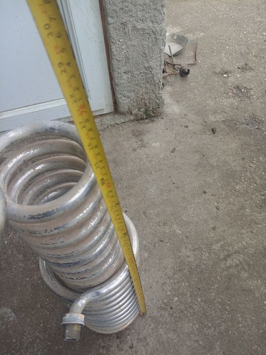 Serpentina inox pentru termosemineu