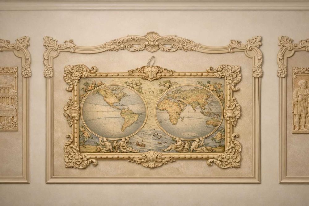 Decoratiuni din ipsos,ornamente decorative din ghips tablouri,cornise.