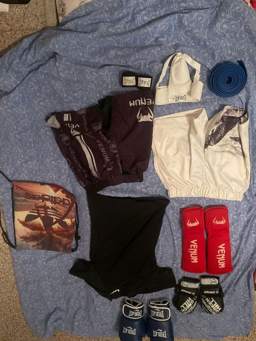 Эпикировка мма,рашгард,перчатки,футы,бандаж,бинт,жгут,барсетка