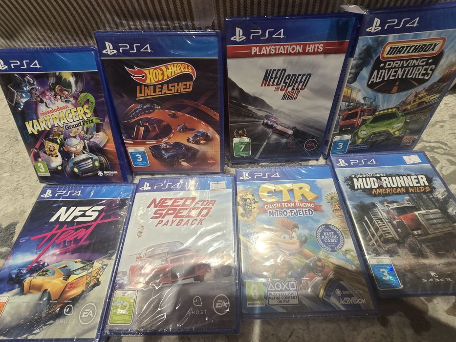 Гонки новые диски для ps4, ps5