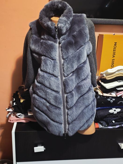 Haină blană naturală chinchilla