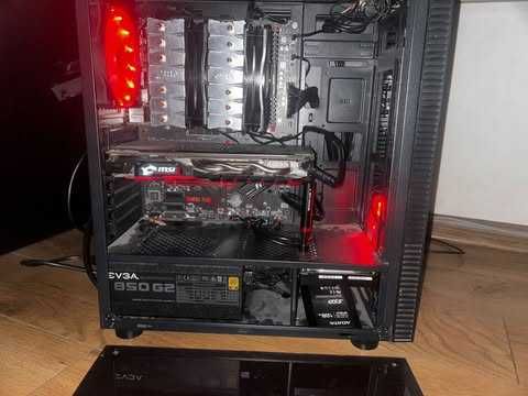 Геймърски компютър Ryzen 7 2700X, 24GB RAM, RX 580, SSD+HDD