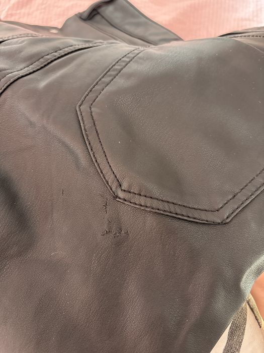 Кожаные штаны. Бренд Zara.