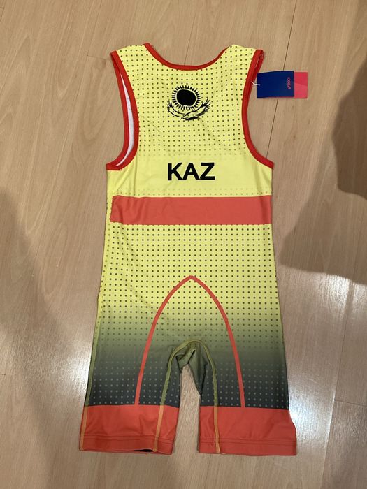 Борцовский тельник asics детский