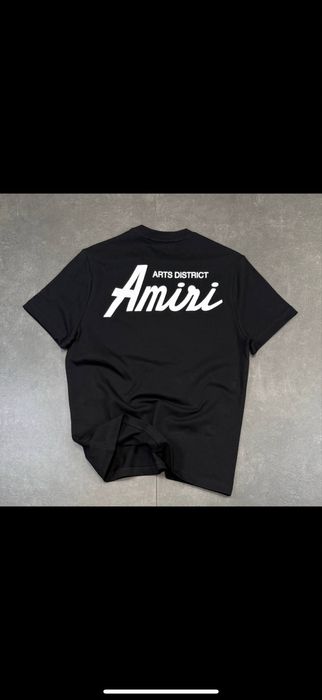 Tricou Amiri Alb si Negru calitatea Premium