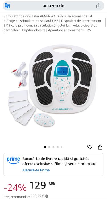 Aparat de masaj / Stimulator de circulație VENENWALKER