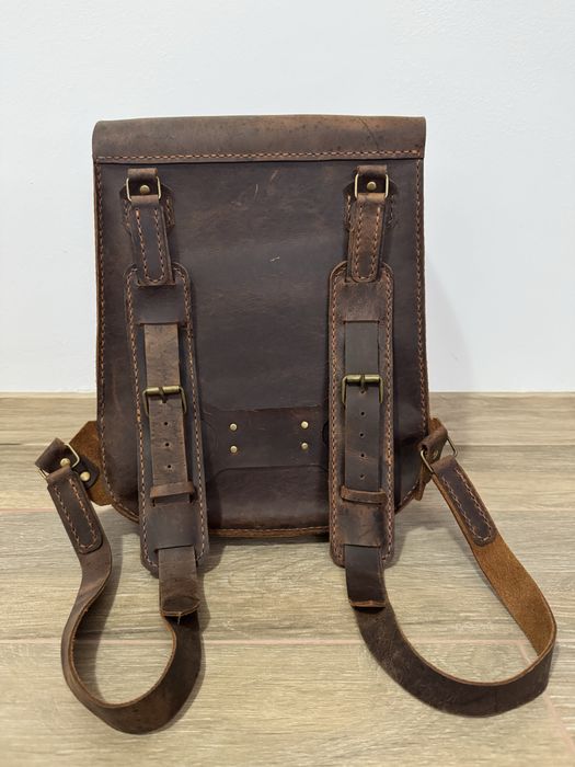 Rucsac vintage Handmade piele naturala