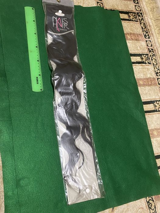 Новые натуральные волосы на трессе NAIS HAIR (70 см, цвет 1B)