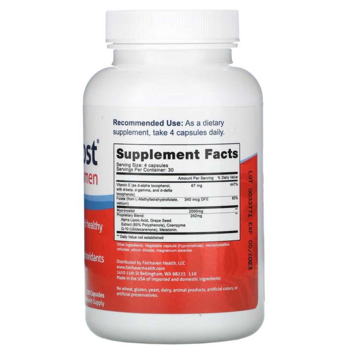 OvaBoost для женского здоровья. Овабуст, Ovabust. мио инозитол