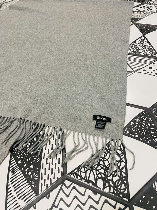 Сив шал 100% кашмир