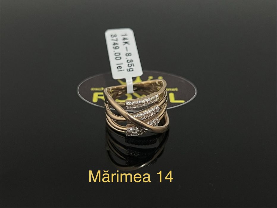 Bijuteria Royal CB : Inel dama aur 14k 8,35gr