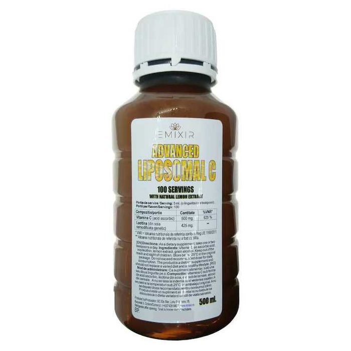 Vitamina C lipozomala, 100 portii, 50.000 mg, 500ml