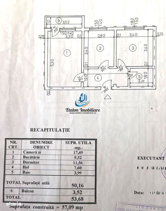 Apartament 2 camere decomandat, etaj 2, Bloc 1986, Precista