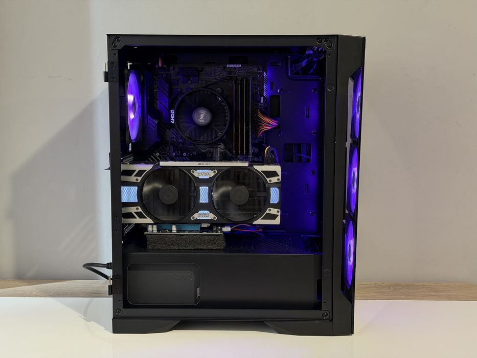Геймърски компютър Ryzen 5 3600, GTX 1080, 32GB