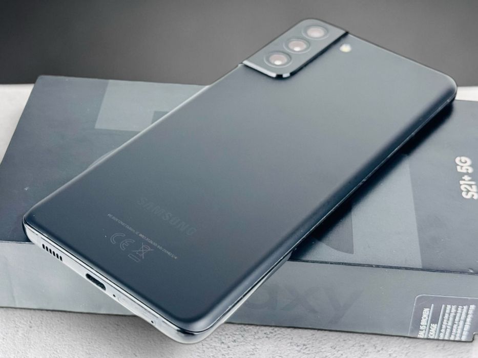 Samsung Galaxy S21 Plus 5G 128GB 8RAM Black Отличен! Гаранция!