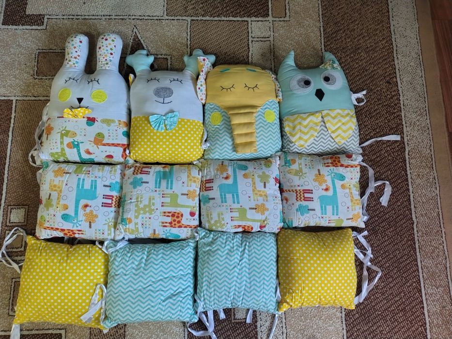 Бортики на кроватку