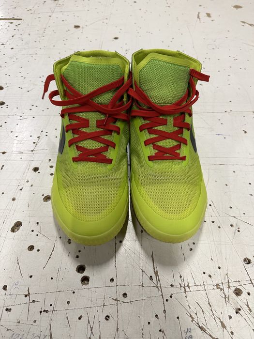 Converse All Star Pro BB Hi "Grinch" Lime Red Bold Volt Black