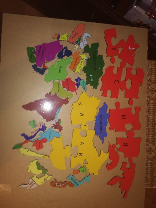 Образователна игра "Пъзел Азия"